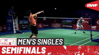 TotalEnergies BWF World Championships 2021  Anders Antonsen DEN 3 vs Loh Kean Yew SGP  SF [upl. by Orfield]