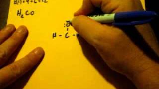 Lewis Dot Structure of CH2O methanal or formaldehyde [upl. by Leela]