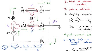 How to Solve Any DC RLC Circuit MNA [upl. by Myrna772]