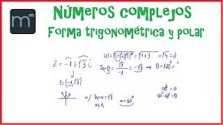 6ºAÑO Pasaje de forma trigonométrica a binómica de complejos [upl. by Ambrosia]