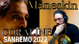 METALHEAD REACTS Måneskin  CORALINE  LIVE SANREMO 2022 🔥😳WOW [upl. by Davis]