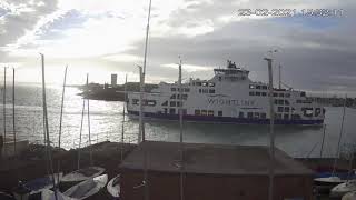 St Clare Passing Portsmouth Harbour Webcam [upl. by Koeppel519]