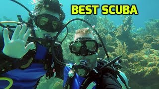 Roatan The Best Scuba Diving of our trip Cruising the Caribbean Ep120 [upl. by Ilysa]