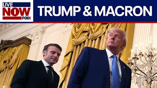 FULL Trump Frances Macron hold joint press conference at White House  LiveNOW from FOX [upl. by Ahsirt43]