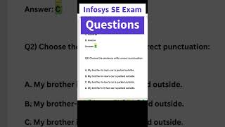 Infosys SE Verbal Ability Exam  infosys [upl. by Reave974]