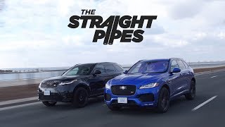 2018 Range Rover Velar vs Jaguar FPace S Review  Luxury SUV Battle [upl. by Hadnama811]