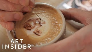 Barista Can Draw Anything In Coffee [upl. by Arakawa]