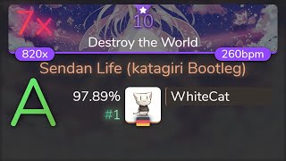 10⭐ Live WhiteCat  katagiri  Sendan Life katagiri Bootleg Destroy the World 9789 1 7❌ [upl. by Berl429]