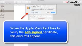 How to fix the quotCant verify the serverquot error on the Mac Mail Client [upl. by Thier700]