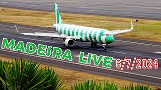 WINDY LIVE IN MADEIRA CR7 AIRPORT [upl. by Annoyt528]