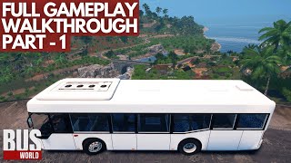 Bus World Full Gameplay Walkthrough Part  1 [upl. by Luapnhoj349]