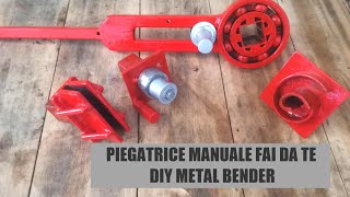 Piegatrice Manuale Fai Da Te  DIY Metal Bender [upl. by Notsej]