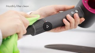 Maintaining your Dyson Dyson Supersonic™ hair dryer [upl. by Nodlew447]