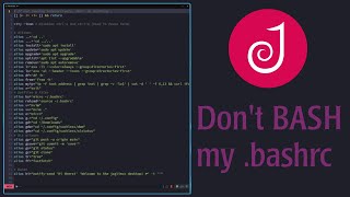 My bashrc and the command prompt [upl. by Barby]