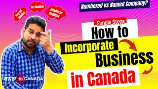 Incorporate a business in Canada 2023  Registering a corporation [upl. by Sarilda]