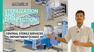 Sterilization and Disinfection Part 6  CSSD  Function  Purpose  Process [upl. by Arak]