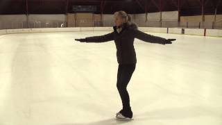 USFSA Basic Skills 2D  Twofoot turn in place [upl. by Dole]