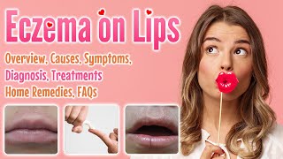 Eczema on lips causes symptoms treatment remedies FAQ  remake Lip dermatitis [upl. by Ayatnohs]