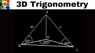 3D Trigonometry grade 11 and 12 [upl. by Shotton]