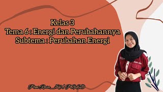 Sumber Energi dan Perubahannya Apersepsi Pembelajaran [upl. by Mazur]