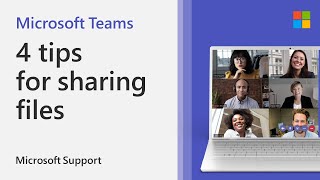 How to share files in Teams  Microsoft [upl. by Ariadne]