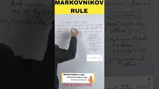 MARKOVNIKOVS RULE  CONCEPT OF MARKOVNIKOV RULE chemistry boardexam cbse chemicals [upl. by Nryhtak]