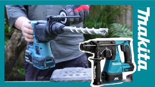 Makita DHR 242 XRH01 Review amp Performance Tests Brushless SDS Rotary Hammer [upl. by Nolyarb437]