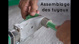 Assemblage des tuyaux en mode soudage par machine PPR [upl. by Arrait]