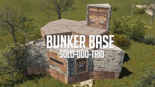 Rust  OVERPOWERED BUNKER BASE DESIGN  SoloDuoTrio [upl. by Wj894]