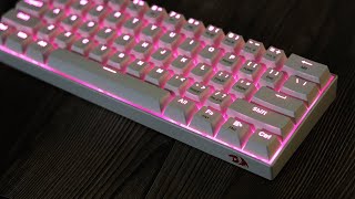 Redragon Dragonborn K630 White Unboxing ASMR Best Budget 60 Keyboard [upl. by Kipp]