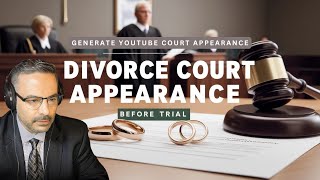 Divorce Court Appearance Before Trial [upl. by Ahseer]