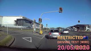 RESTRICTED DRIVING TEST Vtnz Wiri 2020 [upl. by Rawdan]