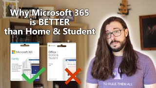 10 reasons why Microsoft 365 INSTEAD of Home amp Student 2019 [upl. by Enomaj339]