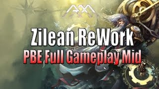 Zilean ReWork  PBE Full Gameplay  League of Legends [upl. by Onaicnop630]