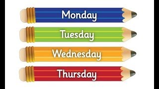 Los días de la Semana en Inglés  The Days of the Week [upl. by Charin]