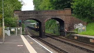 Trains at Hinton Admiral Hampshire UK railway station [upl. by Alleinnad149]