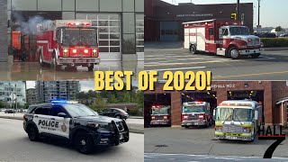 Emergency Vehicles Responding  Best of 2020 [upl. by Lessur]