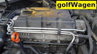 VW Golf 19TDI reset glow plug P161A after cable problem [upl. by Meris]