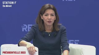 quotJe ne changerai rien sur les impôts de production ou sur limpôt sur les sociétésquot Anne Hidalgo [upl. by Leeann]