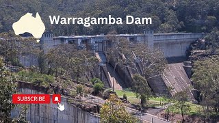 Warragamba dam view from observation platform a few kilometres away New South Wales Australia A U [upl. by Schlessel777]