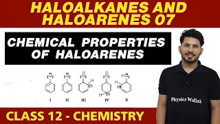 Haloalkanes and Haloarenes 07  Chemical Properties of Haloarenes  Class 12 NCERT [upl. by Anivlek]