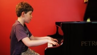 AweInspiring 9YrOld Piano Prodigy [upl. by Novyar]