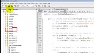 Java  Reading and Writing using ArrayLists [upl. by Hi659]