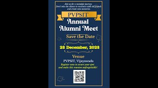 Alumni Meet 2023  PVPSIT  Live from PVPSIT Vijayawada [upl. by Marino957]