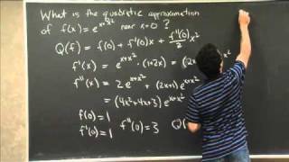 Quadratic Approximation  MIT 1801SC Single Variable Calculus Fall 2010 [upl. by Naltiak364]