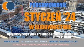 Wiadomości Budowlane Styczeń 2024 4 Podsumowanie Stycznia w budownictwie [upl. by Asiat]