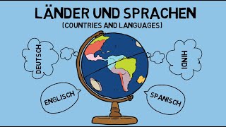 Länder und Sprachen  Countries and Languages in German  Start Deutsch A1  Wortschatz  NetzwerkA1 [upl. by Odom380]