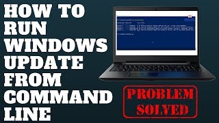 How To Run Windows Update From Command Line [upl. by Anitac]