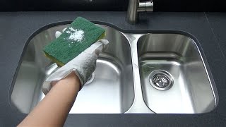 How to maintain your stainless steel sink [upl. by Neelhtakyram]