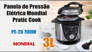 Panela de Pressão Elétrica 3 Litros  Mondial Pratic Cook PE26 [upl. by Ereveniug]